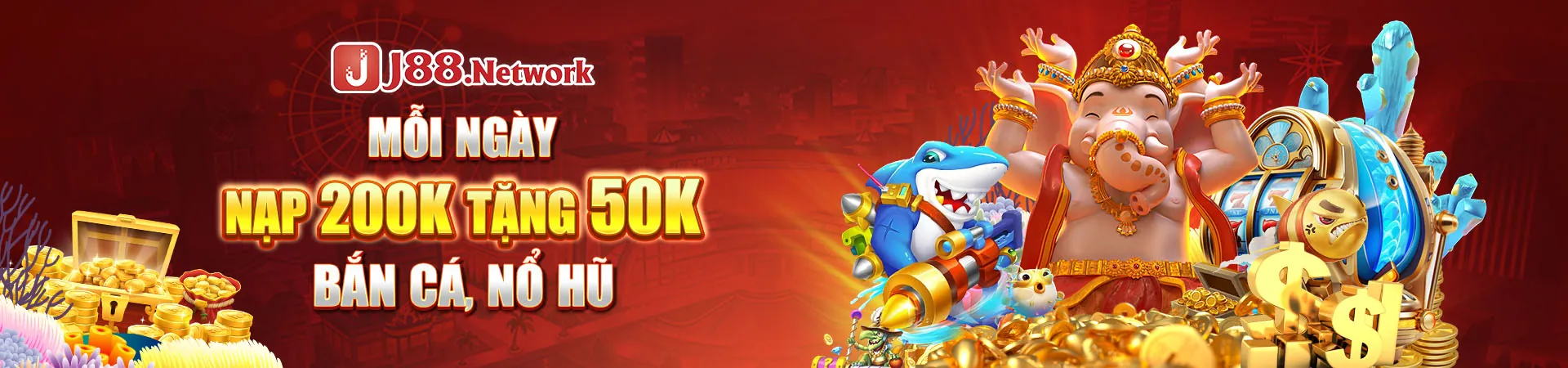 Hình ảnh chính Nổ Hũ Jun888 Phiên Bản 2 với các biểu tượng may mắn và Jackpot lớn
